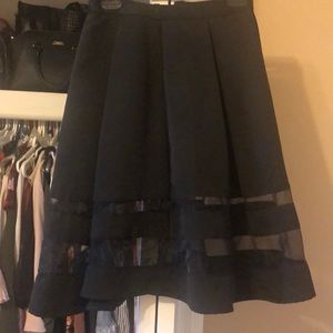 Express Midi-Skirt Black